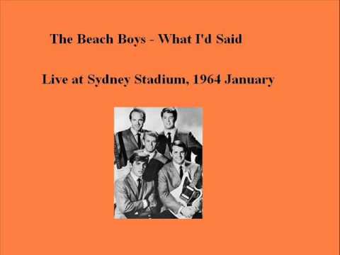 The Beach Boys What'd I Say live