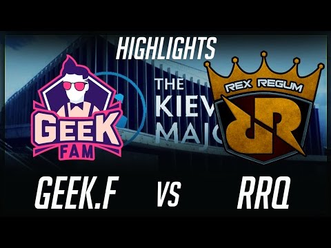 Geek Fam vs RRQ The Kiev Major 2017 SEA Highlights Dota 2