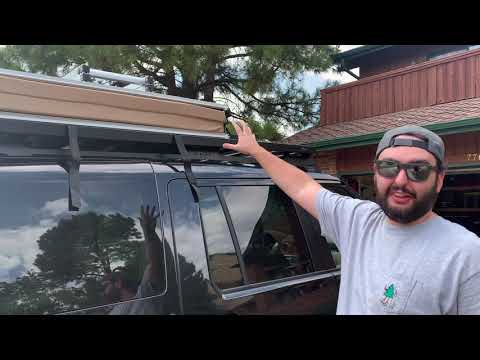 Front Runner roof top tent install