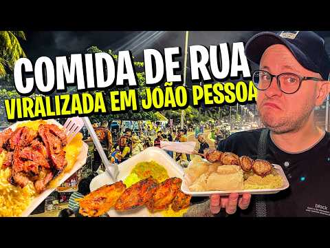 VIRAL STREET DINNER AND SKEWER in João Pessoa - Dona Cida Jantinha - Street Food