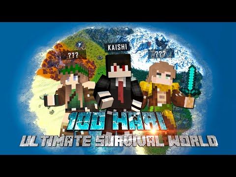 100 Hari Minecraft Ultimate Survival World: The Kama Mountain