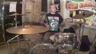 Frenzal Rhomb drum cover by 13yr old Kyle - Disappointment