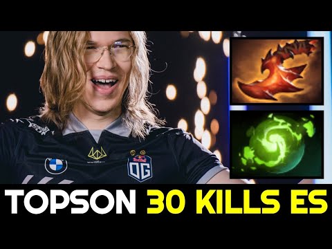 TOPSON GOD MODE Earthshaker — 980 XPM 30 Kills 7.32c Dota 2