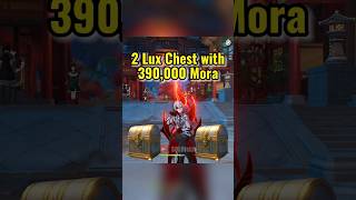 Hidden Luxurious Chest with 390,000 Mora ||  #genshinimpact #genshin #luxuriouschest