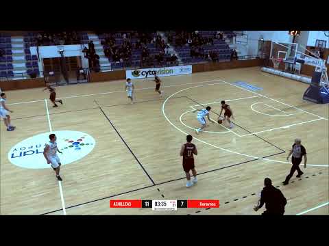 Achilleas Kaimakliou v Keravnos Strovolou   U18 Men, 202425