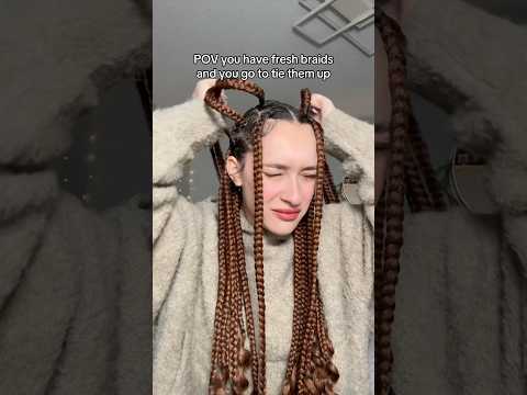 THE PAINNNN!! #braids #relatable