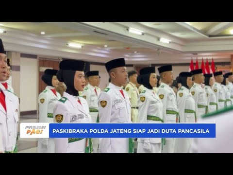 PASKIBRAKA POLDA JATENG SIAP JADI DUTA PANCASILA