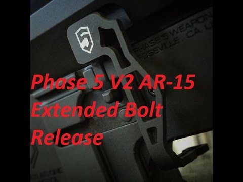 Phase 5 V2 AR-15 Extended Bolt Release