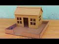 DIY Cardboard How To Make Cardboard House Small House With Cardboard