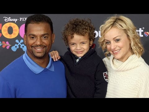 Alfonso Ribeiro with his Family "Coco" US Premiere Orange Carpet