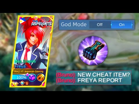 NO ONE KNOWS ABOUT THIS CHEAT BUILD | GOD MODE FREYA IN RANK GAME! | DESTROY ENEMIES - MLBB