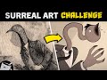 Redrawing Famous Surrealist Art Using Only a Description