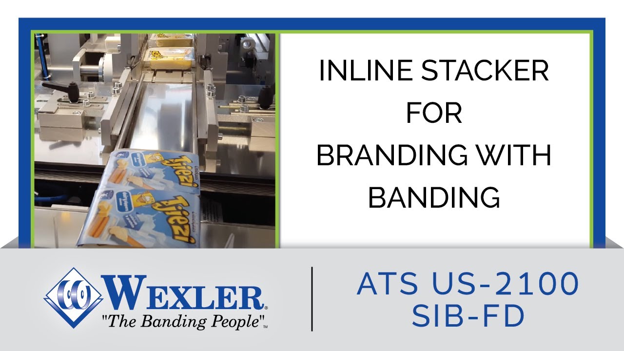 High-Performance Inline Stacker and Banding Machine (Branding with Banding)