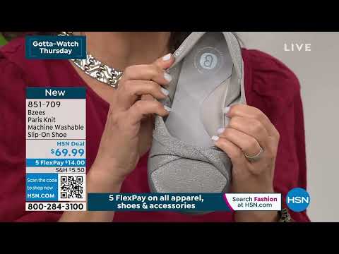 Bzees Paris Knit Machine Washable SlipOn Shoe