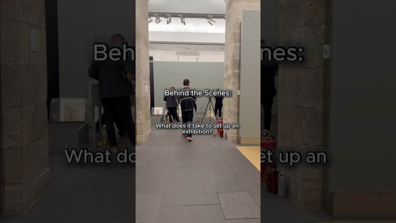 Curious to see what goes on behind the scenes? What does it take to set up an exhibition?