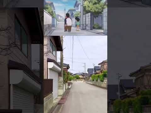 real life Nobita house/ real life Nobita school /#doraemon #nobita #viral #video #100 #youtubeshorts
