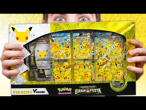 *LE NUOVE CARTE V-UNIONE!* APRO LA COLLEZIONE PREMIUM GRAN FESTA DI PIKACHU-V UNIONE! - Pokémon TCG