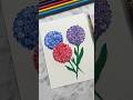 Cute flowers using cotton bud♥️♥️♥️♥️ #shorts #shortsfeed