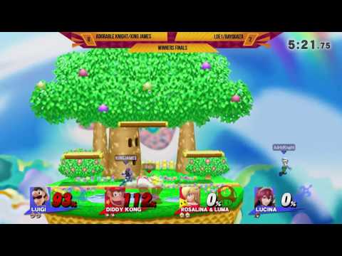 CMU:S2 dWF: Adorable Knight/King James (Luigi/Diddy + Lucina) vs LOE1/Rayquaza (Diddy/RosaLuma)
