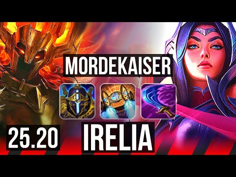 MORDEKAISER vs IRELIA (TOP) | Rank 2 Morde, 7 solo kills, Legendary | EUNE Challenger | 25.20