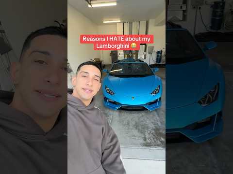 Reasons why i HATE my Lamborghini!😭 #shorts