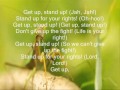 Bob Marley Get Up Stand Up ,lyrics 