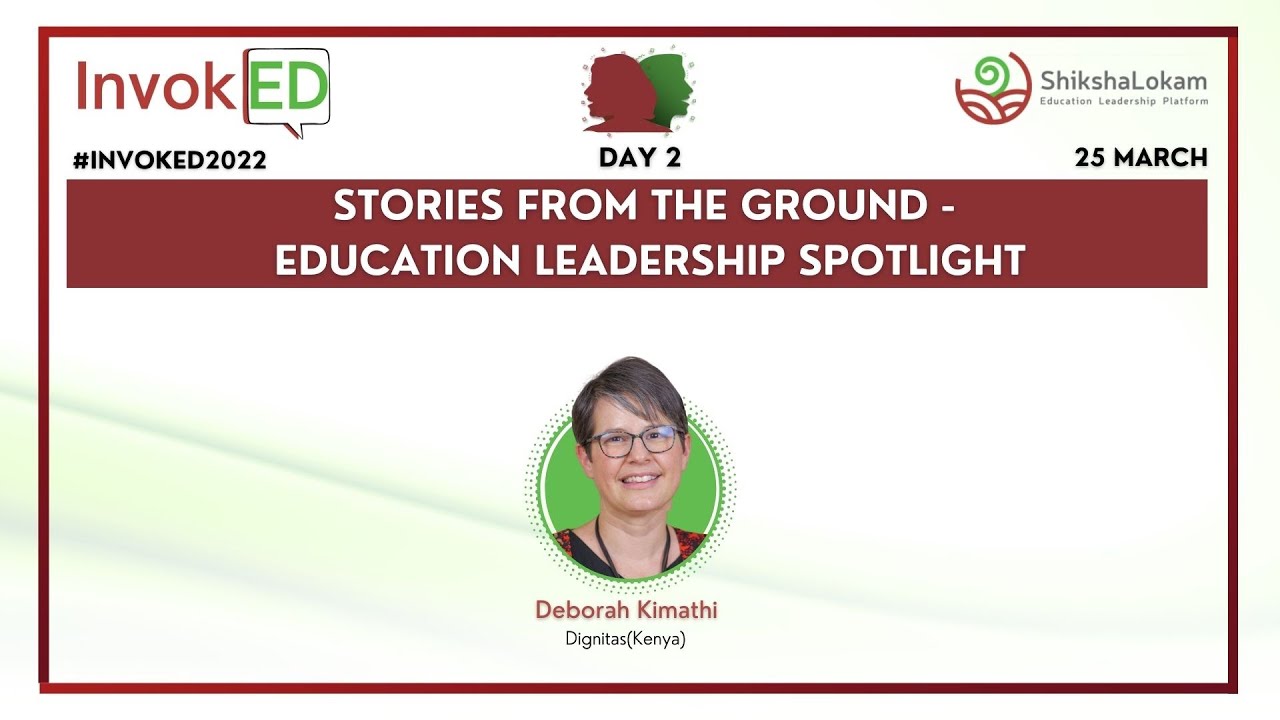 Stories from the ground - Education leadership spotlight - Dignitas