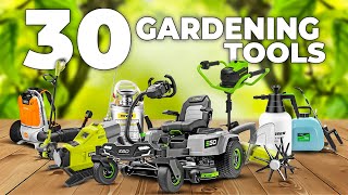 30 Essential Gardening Tools That You Should Have!