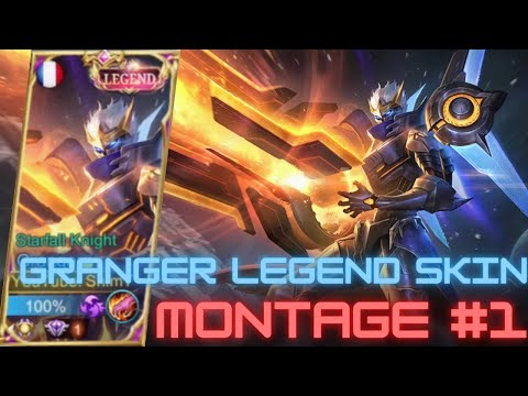 GRANGER LEGEND SKIN MONTAGE #1 - BEST RANK MOMENTS - MLBB