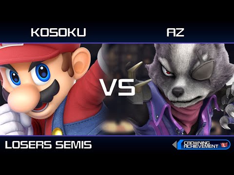 Crowning Achievement - Kosoku (Mario) VS AZ (Wolf) - Losers Semis - SSBU