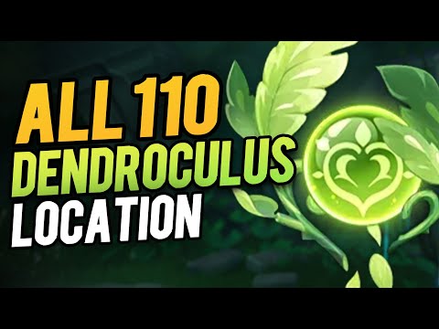 ALL 110 Dendroculus Locations | Fastest Dendroculus Route | Genshin Impact Sumeru 3.0