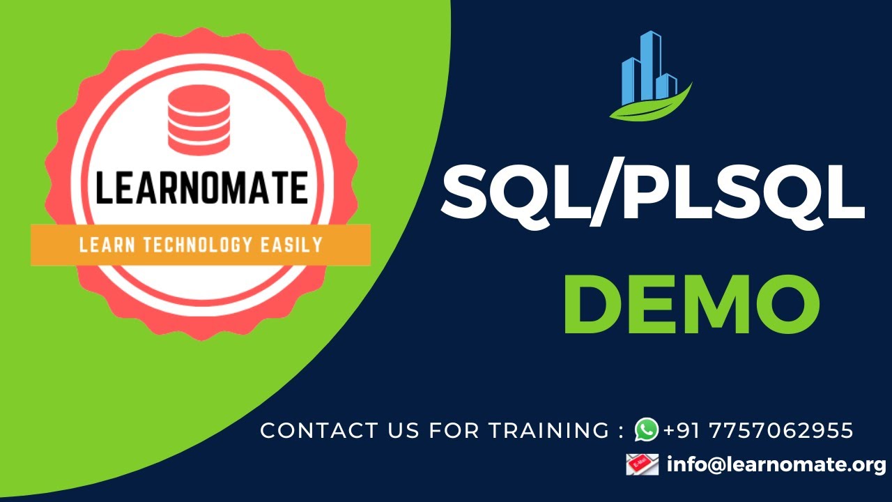 SQL/PLSQL Demo | Learnomate Technologies.