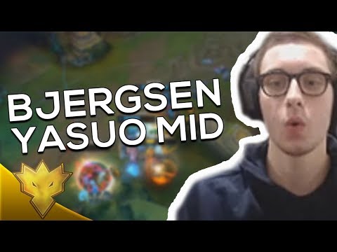 When Bjergsen Plays YASUO MID! - League of Legends Funny Stream Moments