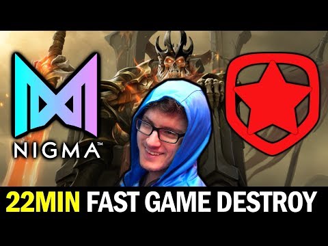 22min Fast Game Destroyed — NIGMA vs GAMBIT