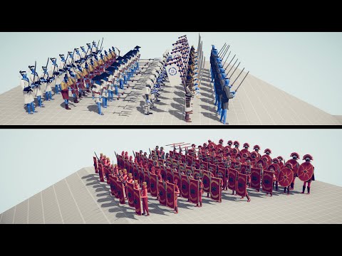 140x SAMURAI vs ROMAN | Totally Accurate Battle Simulator - TABS