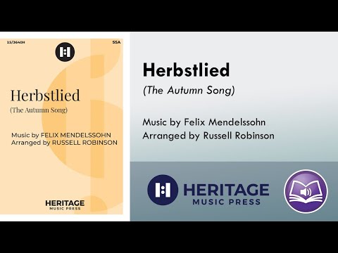 Herbstlied (SSA) - Felix Mendelssohn, arr. Russell Robinson
