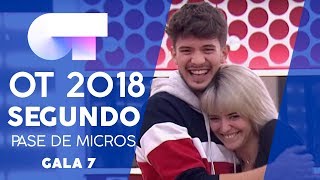 &quot;CONTAMÍNAME&quot; - ALBA y CARLOS  | SEGUNDO PASE DE MICROS GALA 7 | OT 2018