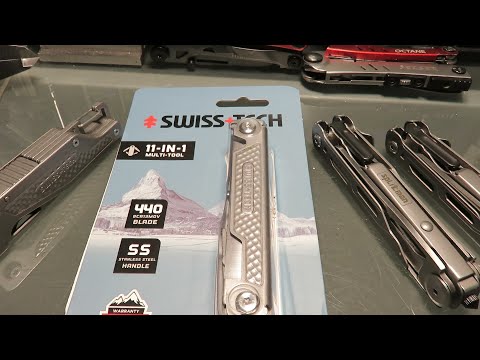 SWISS+TECH 11-IN-1 MULTIFUNCTION KNIFE!