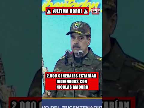 DICTADURA EN SERIOS PROBLEMAS; AL PARECER, MADURO SE ESTÁ QUEDANDO MÁS SOLO