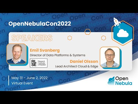 OpenNebulaCon2022 - RISE - 5G Edge computing in the Swedish innovation ecosystem