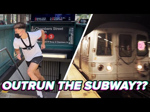 Watch This Track Star Attempt To Outrun The New York City Subway, And It's An Adrenaline Rush From Start To Finish