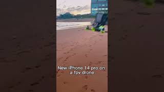 How fast was it?? iPhone 14 pro on a fpv #shorts #fpv #fpvdrone #iphonefpv #iphone14pro #geprcmark5