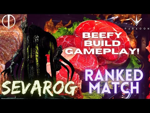 Hard to Kill! Paragon Offlane Sevarog Ranked Controller Gameplay!