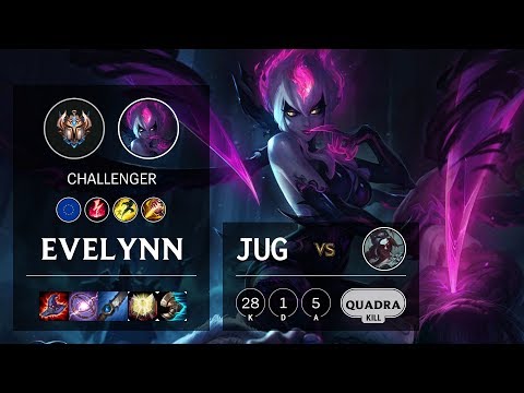 Evelynn Jungle vs Kayn - EUNE Challenger Patch 10.10