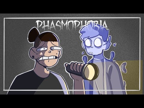 Jack and Felix fail at Phasmophobia but it’s animated.