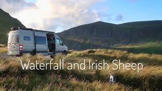 Hiking Mahon Falls And SHEEP ARE EVERYWHERE!!! // Van Life Ireland