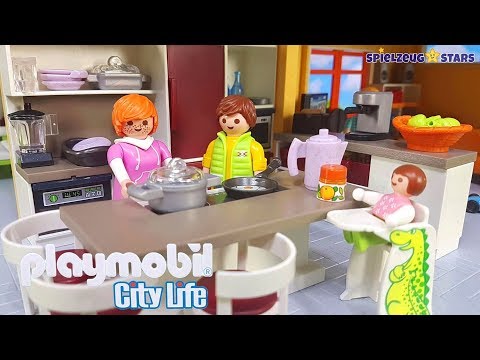 Playmobil 9269 Große Familienküche 🍳 Neu aufbauen + einrichten für Modernes Wohnhaus