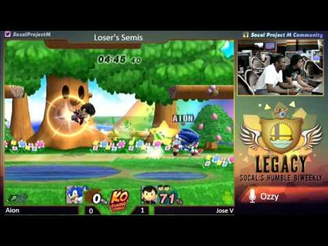 Legacy Vol 9- Loser's Semis: Aion (Sonic) vs Jose V (Ness)