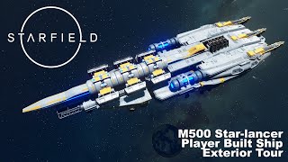 STARFIELD - M500 Star-lancer - Exterior Tour - PC 4K