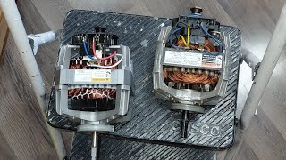 Installing dryer motor, drum, and belt
